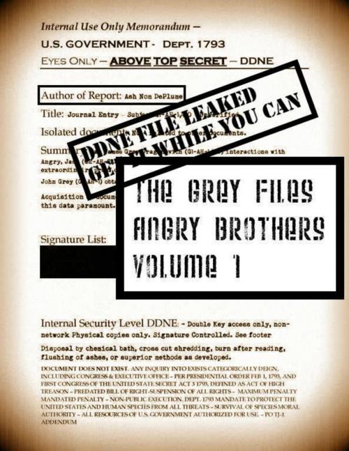 Cover of the book Leaked The Grey Files: Angry Brothers V1. #483 by Ash Nom DePlume, Ash Nom DePlume