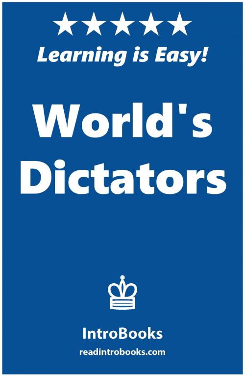 Cover of the book World's Dictators by IntroBooks, IntroBooks
