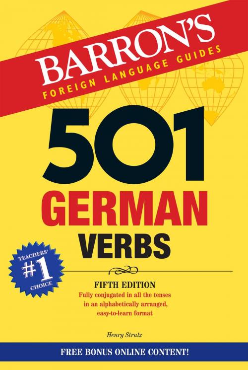 Cover of the book 501 German Verbs by Henry Strutz, Barrons Educational Series