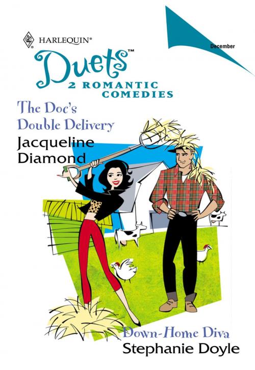 Cover of the book The Doc's Double Delivery & Down-Home Diva by Jacqueline Diamond, Stephanie Doyle, Harlequin
