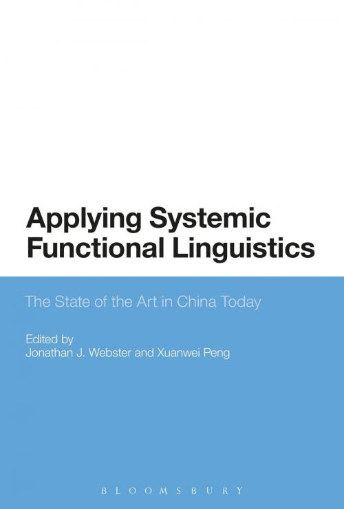 Cover of the book Applying Systemic Functional Linguistics by , Bloomsbury Publishing