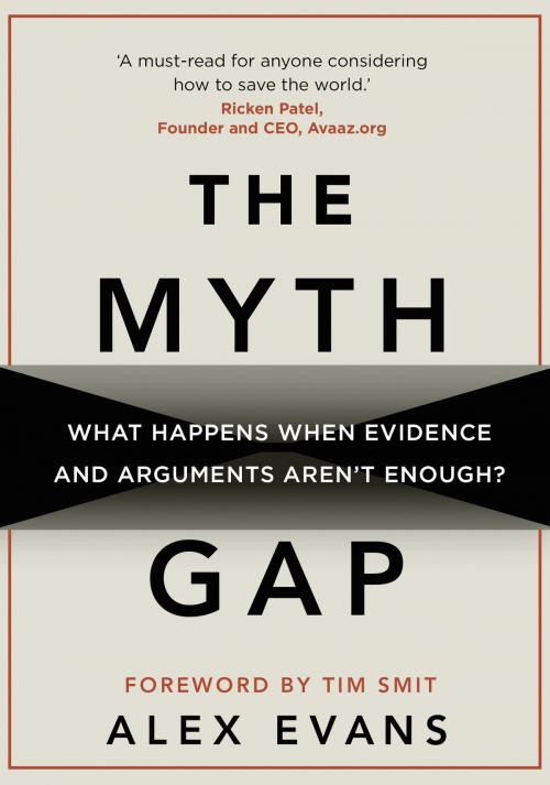 Cover of the book The Myth Gap by Alex Evans, Transworld