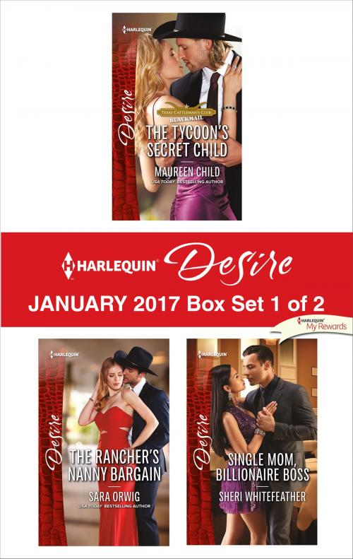 Cover of the book Harlequin Desire January 2017 - Box Set 1 of 2 by Maureen Child, Sara Orwig, Sheri WhiteFeather, Harlequin