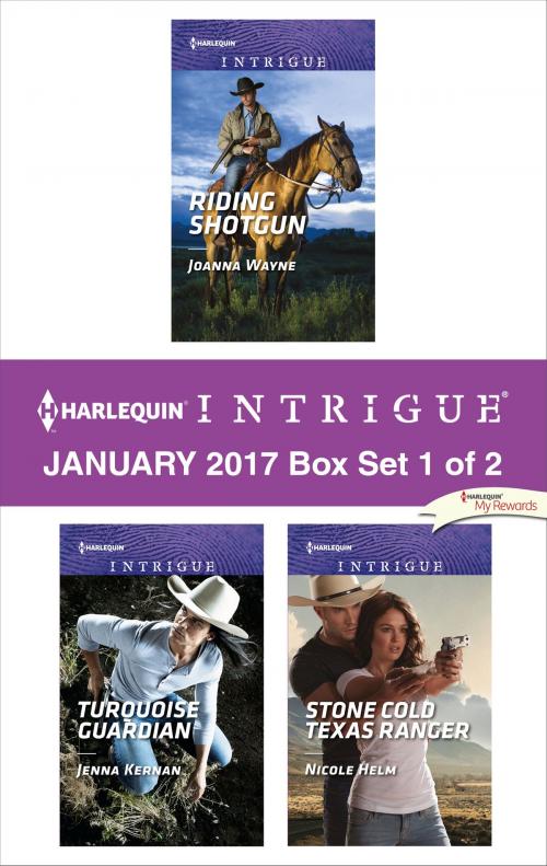 Cover of the book Harlequin Intrigue January 2017 - Box Set 1 of 2 by Joanna Wayne, Jenna Kernan, Nicole Helm, Harlequin