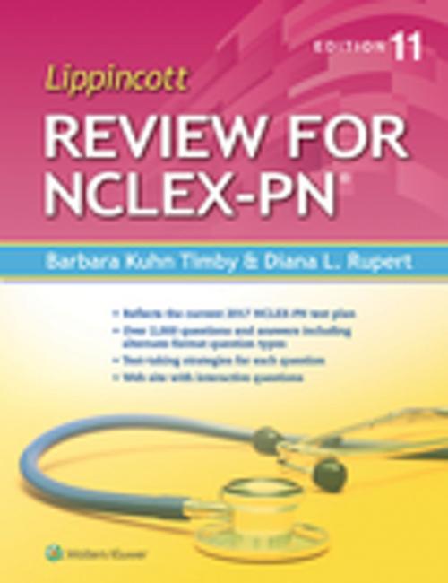 Cover of the book Lippincott Review for NCLEX-PN by Barbara K. Timby, Diana L. Rupert, Wolters Kluwer Health