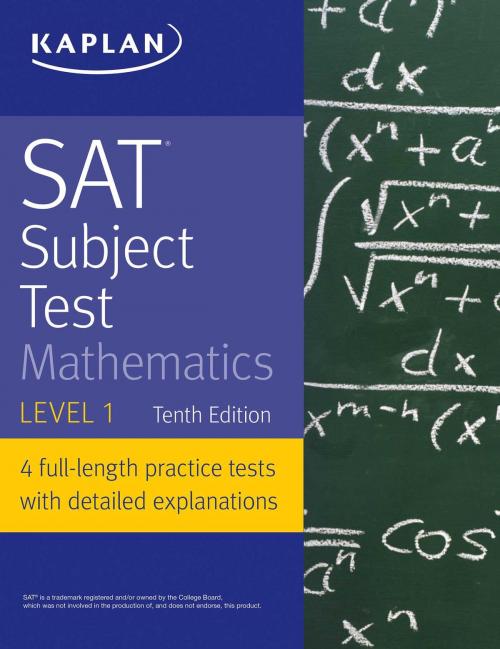 Cover of the book SAT Subject Test Mathematics Level 1 by Kaplan Test Prep, Kaplan Publishing
