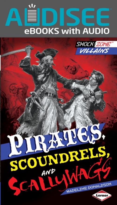Cover of the book Pirates, Scoundrels, and Scallywags by Madeline Donaldson, Lerner Publishing Group
