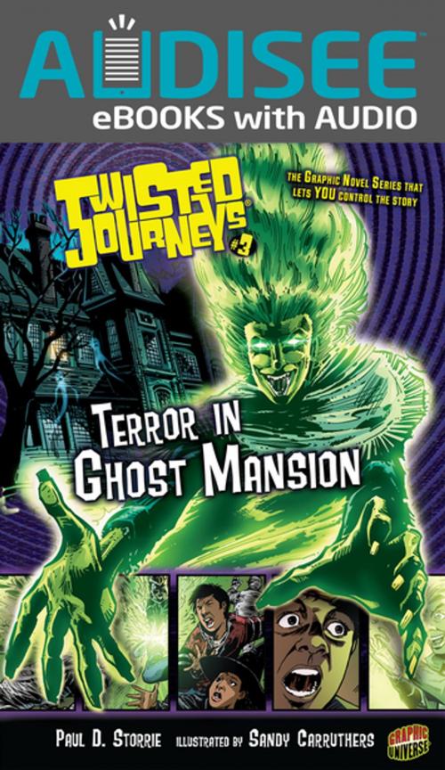 Cover of the book Terror in Ghost Mansion by Paul D. Storrie, Lerner Publishing Group