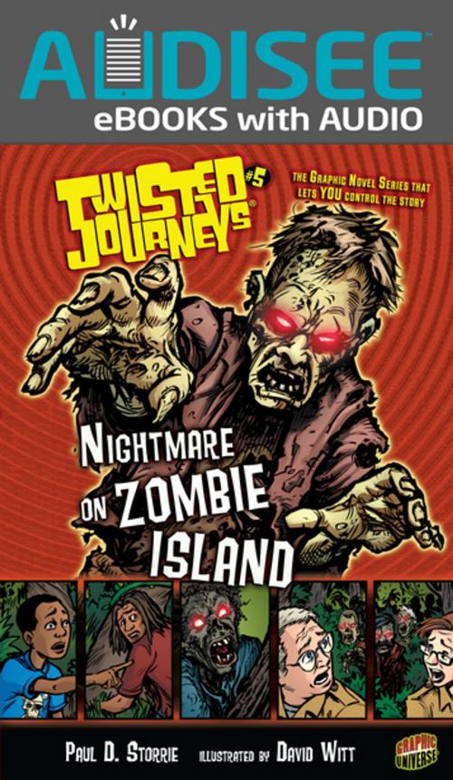 Cover of the book Nightmare on Zombie Island by Paul D. Storrie, Lerner Publishing Group