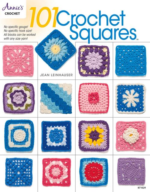 Cover of the book 101 Crochet Squares by Jean Leinhauser, Annie's