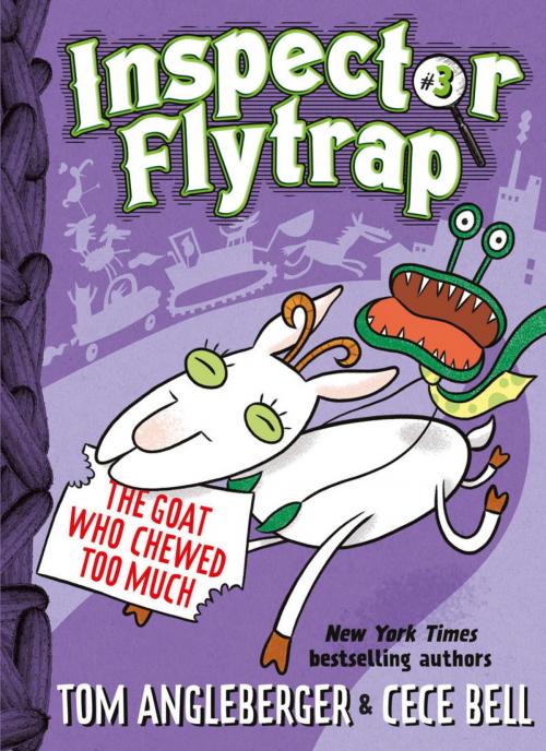 Cover of the book Inspector Flytrap in the Goat Who Chewed Too Much (Book #3) by Tom Angleberger, ABRAMS
