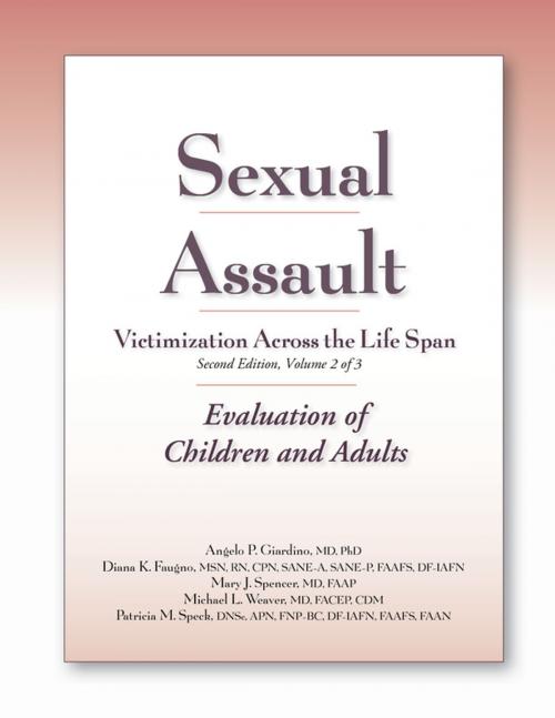 Cover of the book Sexual Assault Victimization Across the Life Span 2e, Volume 2 by Angelo P. Giardino, MD, PhD, Diana Faugno, MSN, RN, CPN, Mary J. Spencer, MD, Michael L. Weaver, MD, FACEP, CDM, Patricia M. Speck, DNSc, APN, FNP-BC, DF-IAFN, FAAFS, FAAN, STM Learning, Inc.
