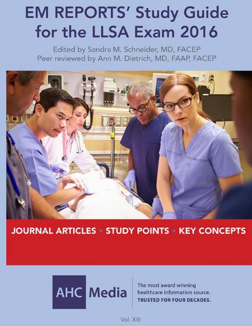 Cover of the book EM Reports' Study Guide for the LLSA Exam 2016, Volume 13 by AHC Media, AHC Media