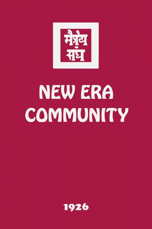 Cover of the book New Era Community by Agni Yoga Society, Agni Yoga Society