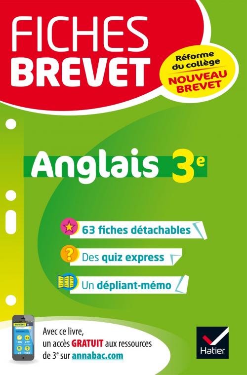 Cover of the book Fiches brevet Anglais 3e by Corinne Touati, Hatier