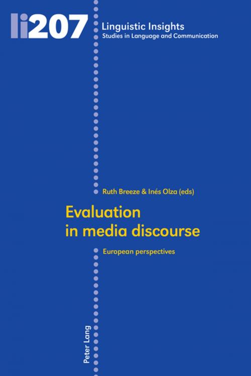 Cover of the book Evaluation in media discourse by , Peter Lang