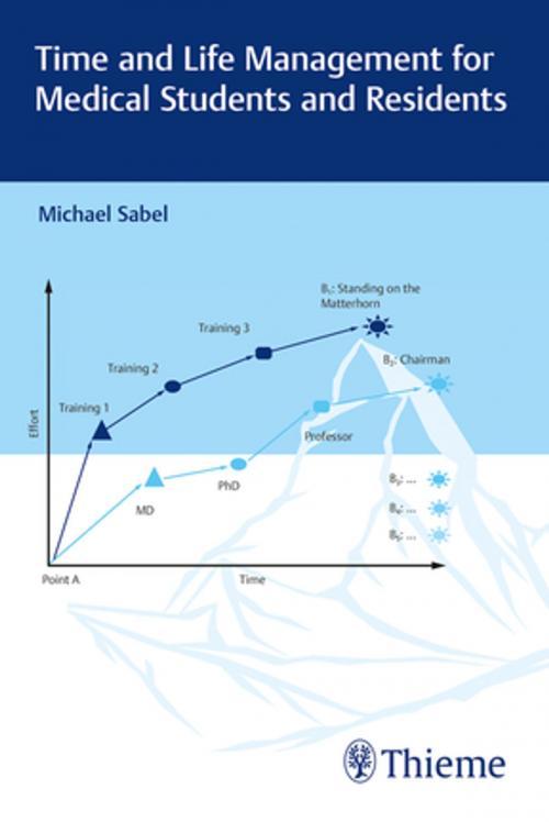 Cover of the book Time and Life Management for Medical Students and Residents by Michael Sabel, Thieme