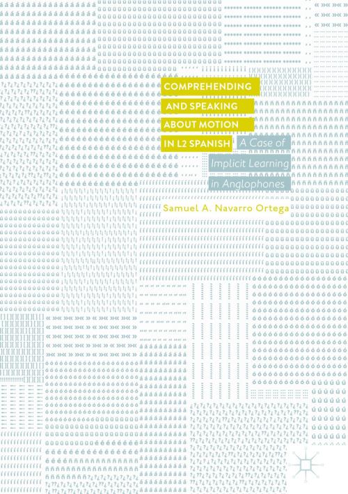 Cover of the book Comprehending and Speaking about Motion in L2 Spanish by Samuel A. Navarro Ortega, Springer International Publishing