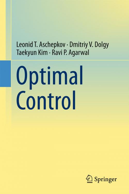 Cover of the book Optimal Control by Leonid T. Aschepkov, Taekyun Kim, Dmitriy V.  Dolgy, Ravi P.  Agarwal, Springer International Publishing