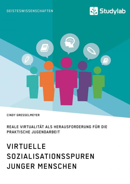 Cover of the book Virtuelle Sozialisationsspuren junger Menschen. Reale Virtualität als Herausforderung für die praktische Jugendarbeit by Cindy Gresselmeyer, Studylab