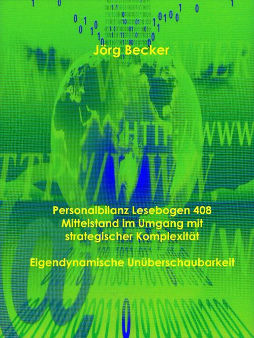 Cover of the book Personalbilanz Lesebogen 408 Mittelstand im Umgang mit strategischer Komplexität by Jörg Becker, Books on Demand