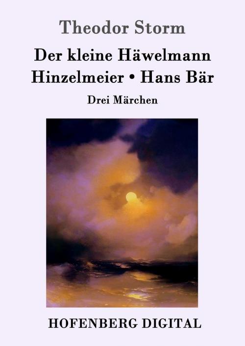Cover of the book Der kleine Häwelmann / Hinzelmeier / Hans Bär by Theodor Storm, Hofenberg