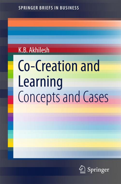 Cover of the book Co-Creation and Learning by K.B. Akhilesh, Springer India