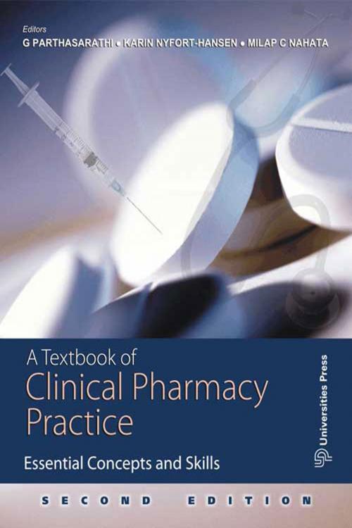 Cover of the book A Textbook of Clinical Pharmacy Practice by G Parthasarathi, Universities Press (India) Private Limited
