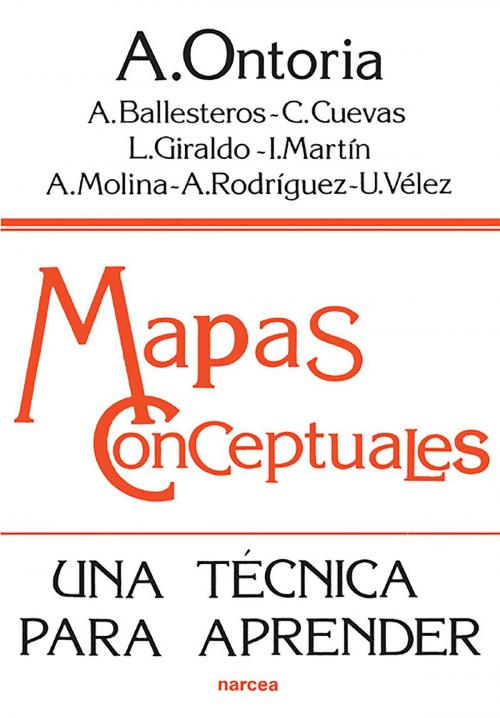 Cover of the book Mapas conceptuales by Antonio Ontoria, Narcea Ediciones