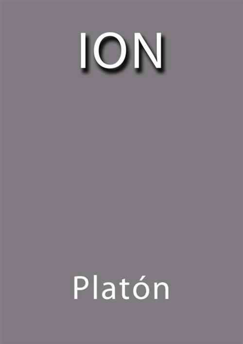 Cover of the book Ion by Platón, Platón