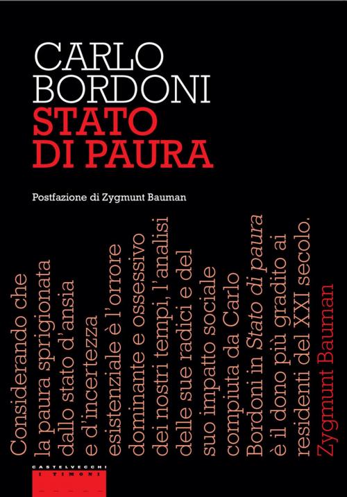 Cover of the book Stato di paura by Carlo Bordoni, Zygmunt Bauman, Castelvecchi