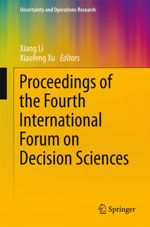 Cover of the book Proceedings of the Fourth International Forum on Decision Sciences by , Springer Singapore