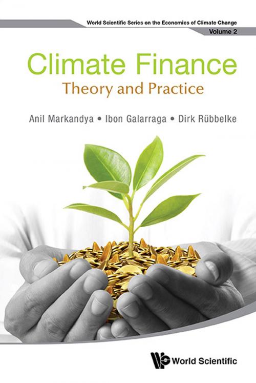 Cover of the book Climate Finance by Anil Markandya, Ibon Galarraga, Dirk Rübbelke, World Scientific Publishing Company