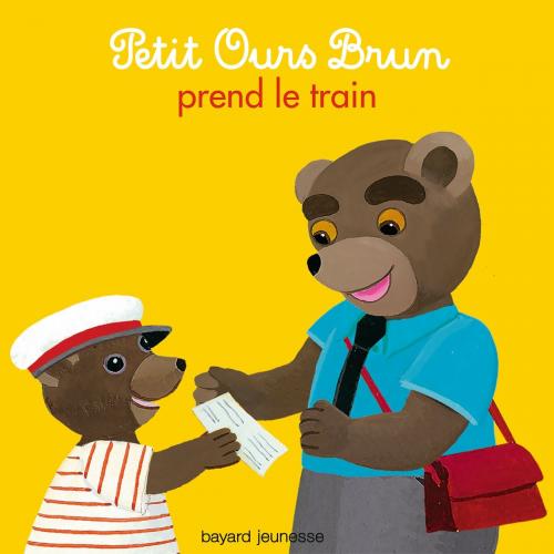 Cover of the book Petit Ours Brun prend le train by Marie Aubinais, Bayard Jeunesse