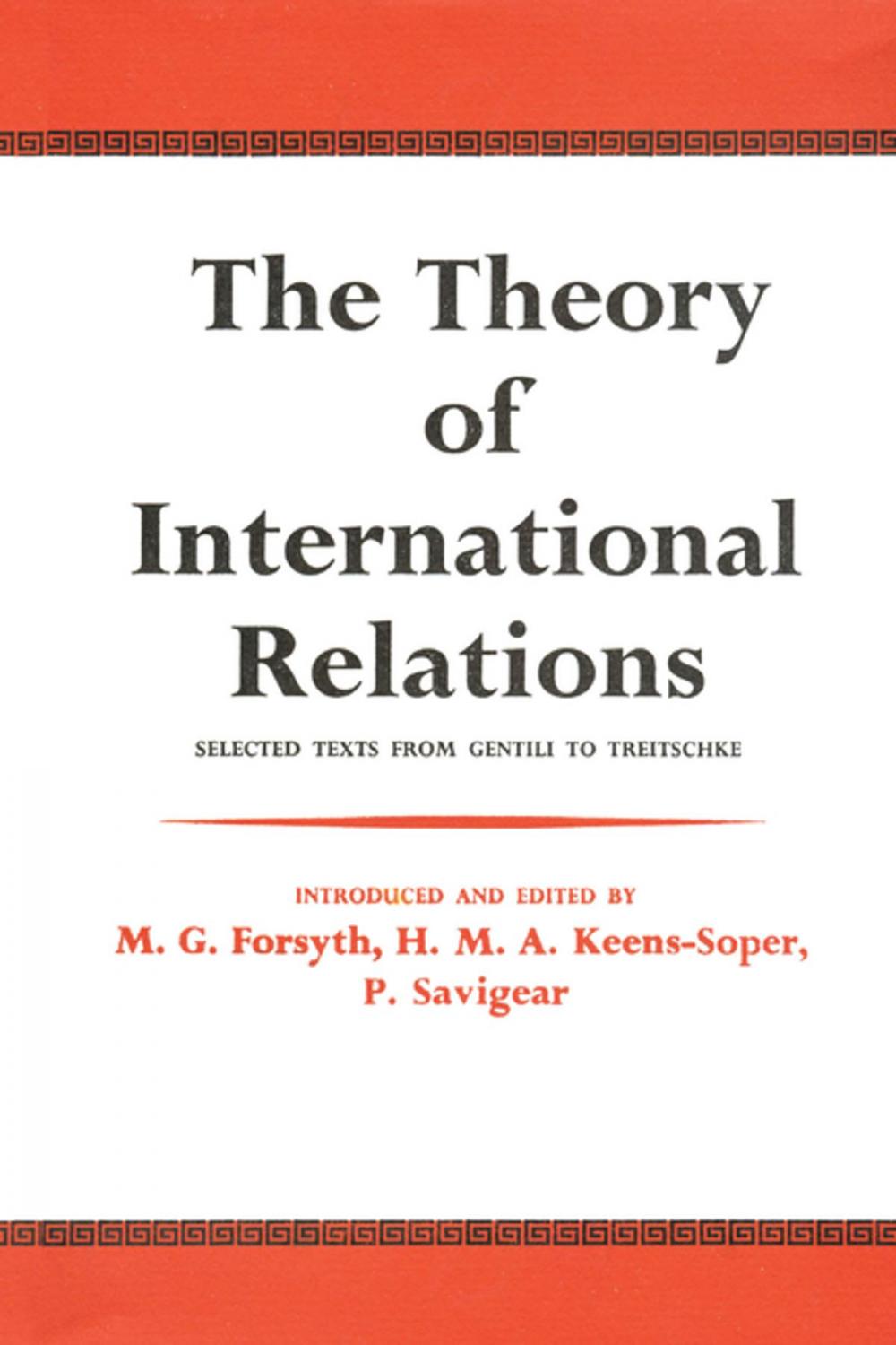 Big bigCover of The Theory of International Relations