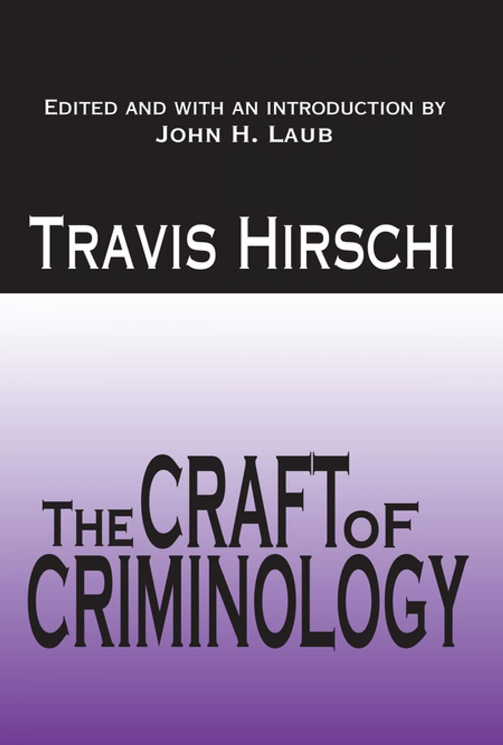 Big bigCover of The Craft of Criminology