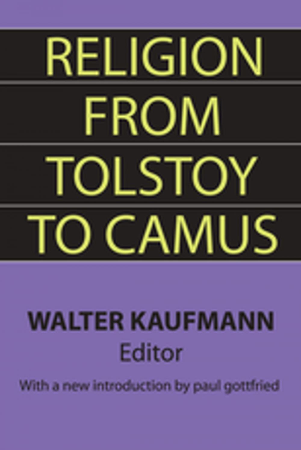 Big bigCover of Religion from Tolstoy to Camus