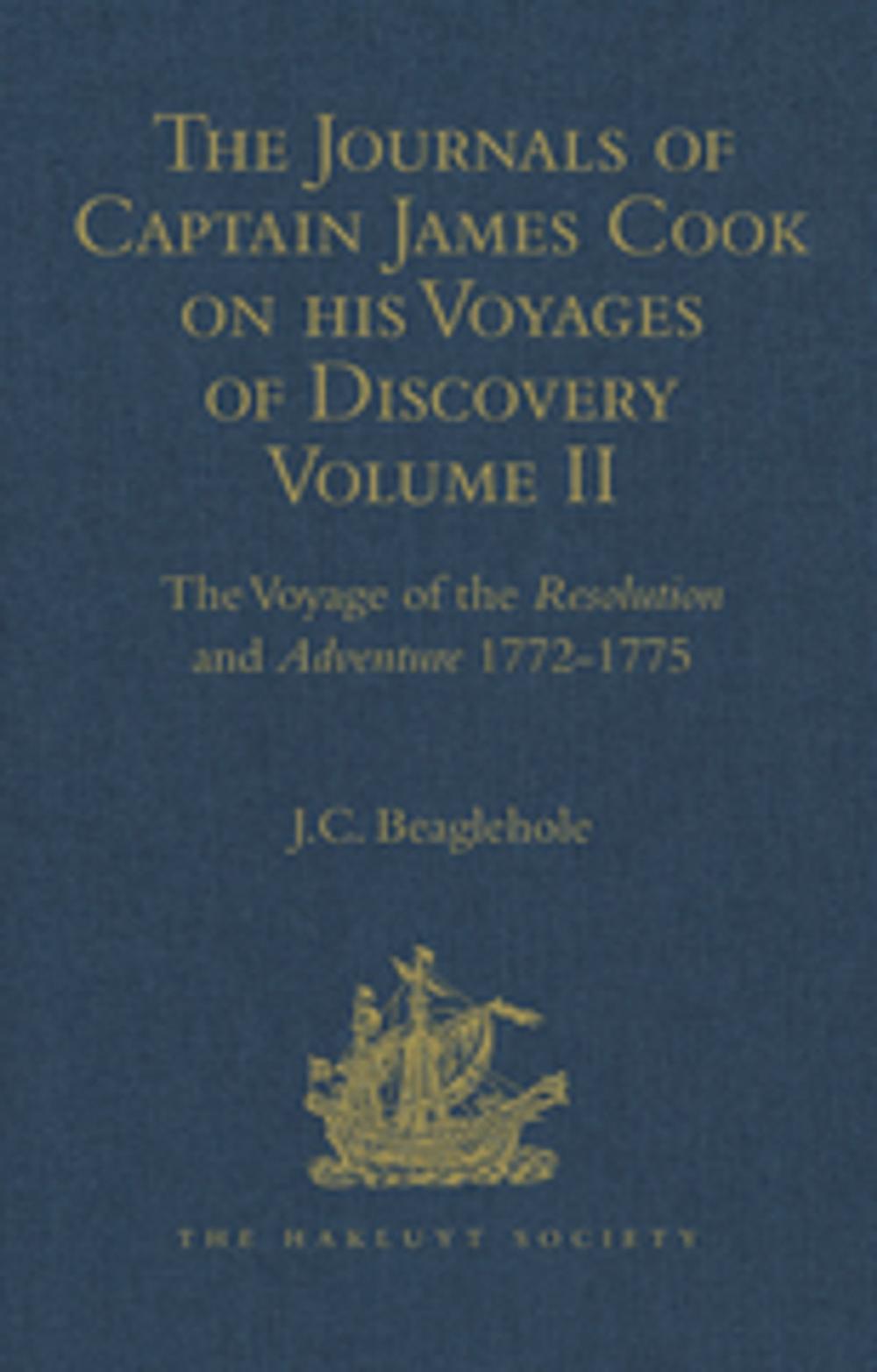 Big bigCover of The Journals of Captain James Cook on his Voyages of Discovery