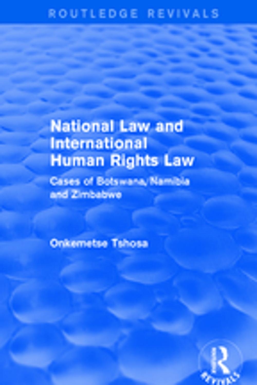 Big bigCover of National Law and International Human Rights Law