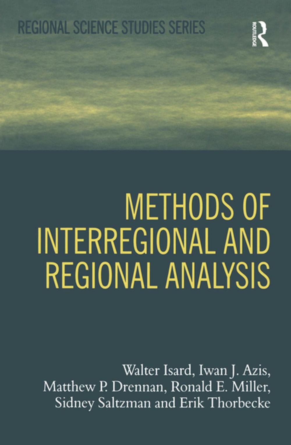 Big bigCover of Methods of Interregional and Regional Analysis