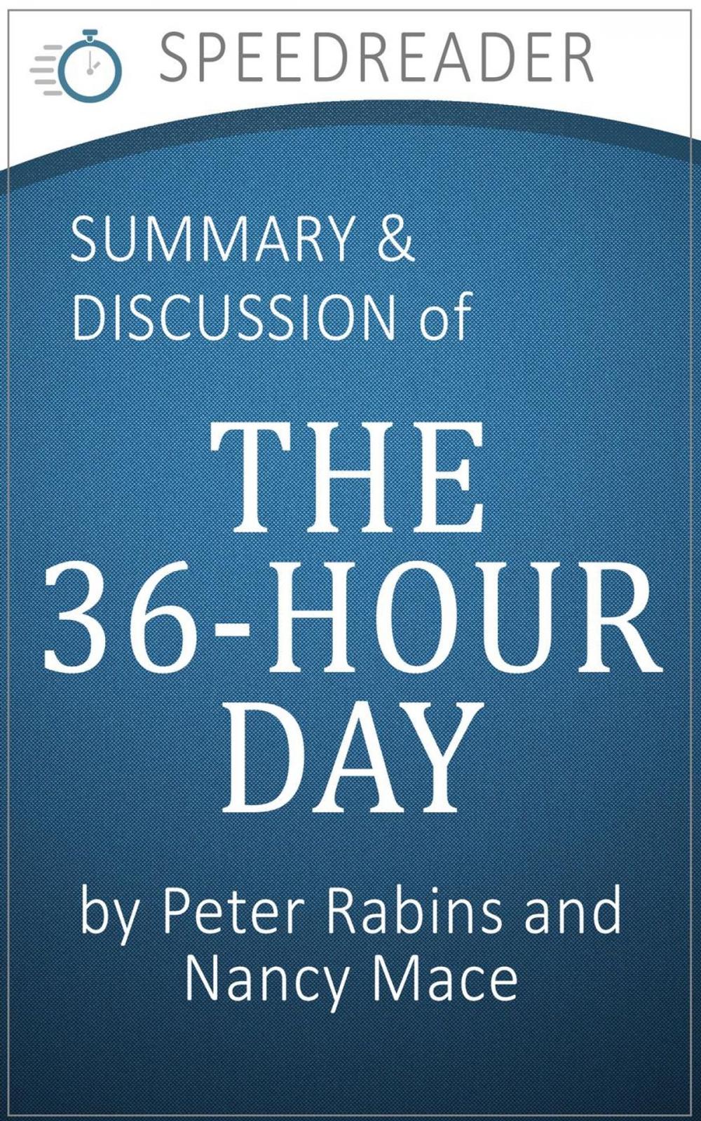 Big bigCover of The 36-Hour Day by Peter Rabins and Nancy Mace: Summary and Analysis
