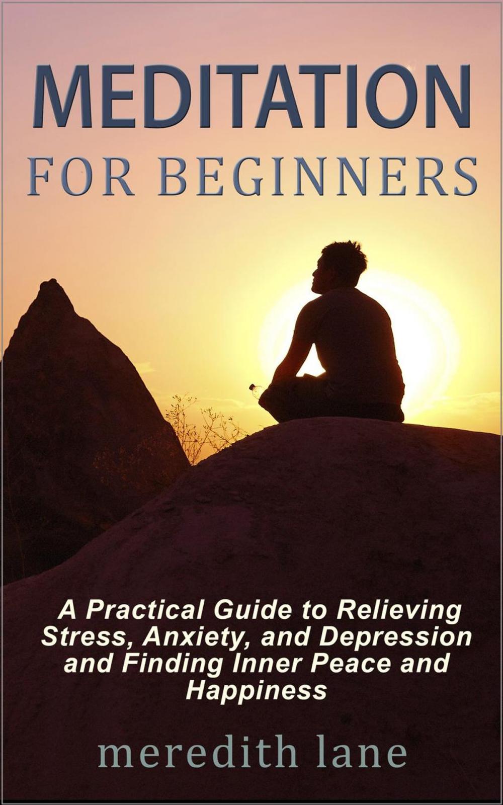Big bigCover of Meditation for Beginners: A Practical Guide to Relieving Stress, Anxiety, and Depression and Finding Inner Peace and Happiness by Meredith Lane