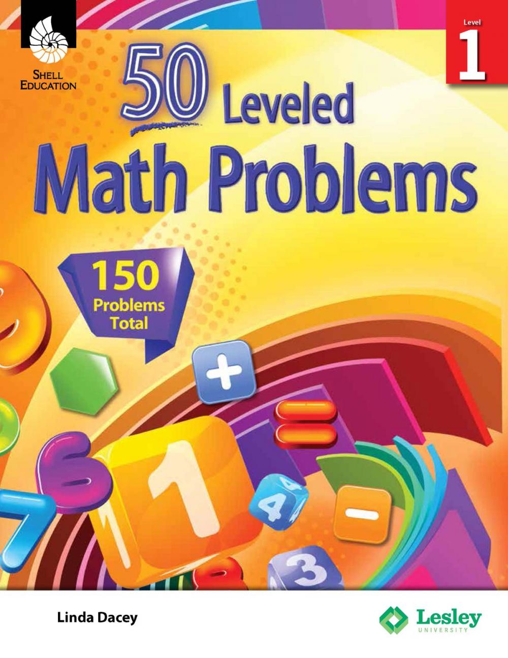 Big bigCover of 50 Leveled Math Problems Level 1
