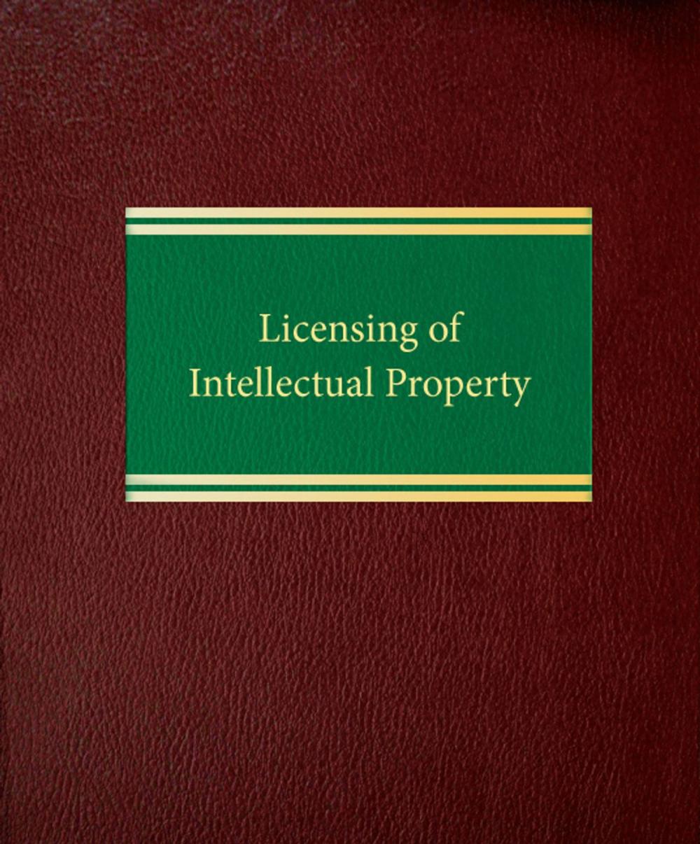 Big bigCover of Licensing of Intellectual Property