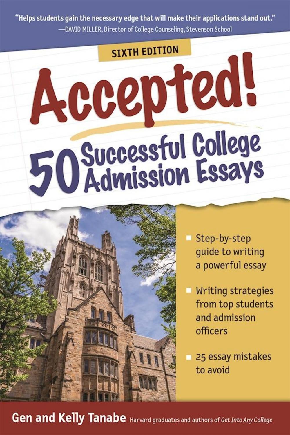 Big bigCover of Accepted! 50 Successful College Admission Essays