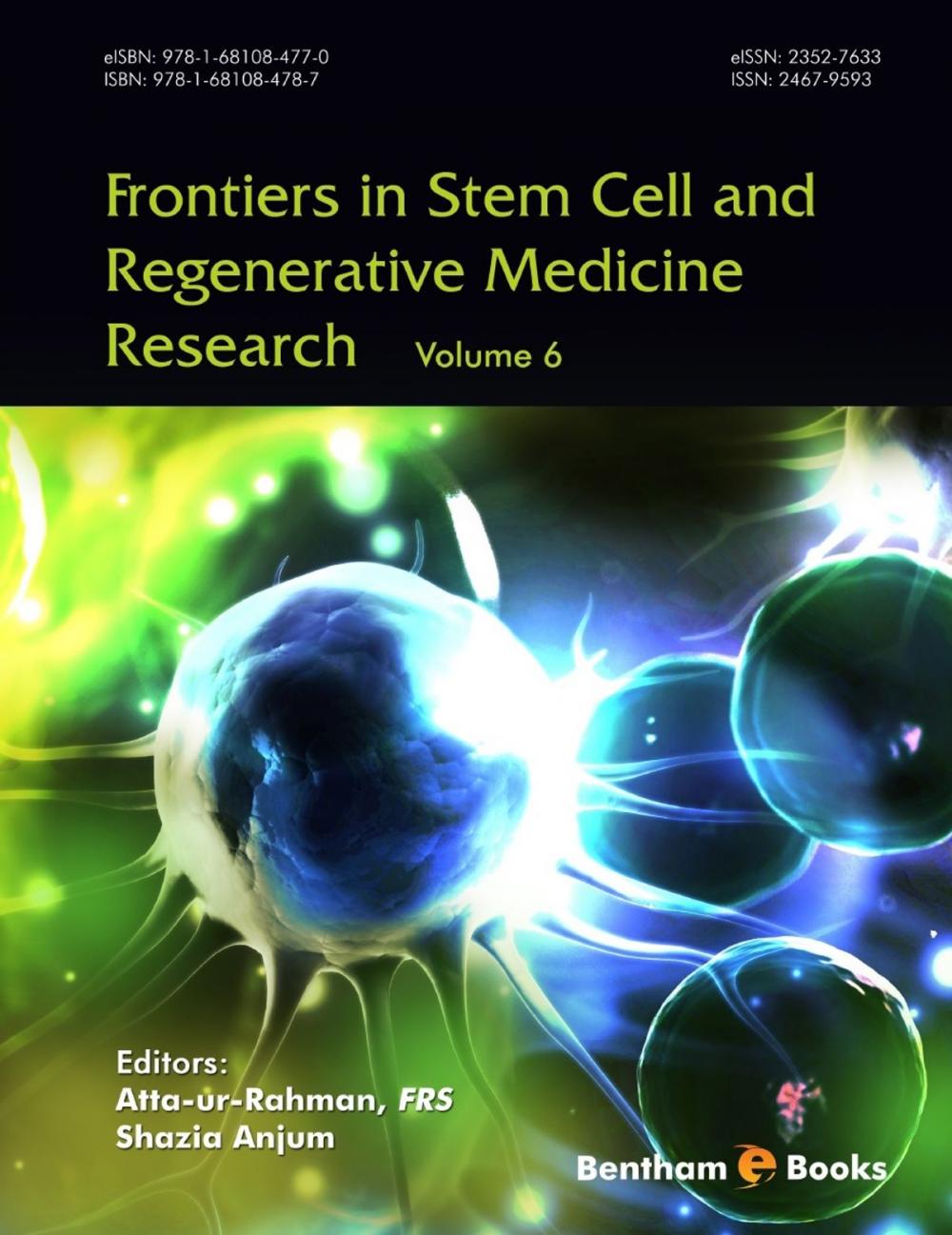 Big bigCover of Frontiers in Stem Cell and Regenerative Medicine Research Volume 6