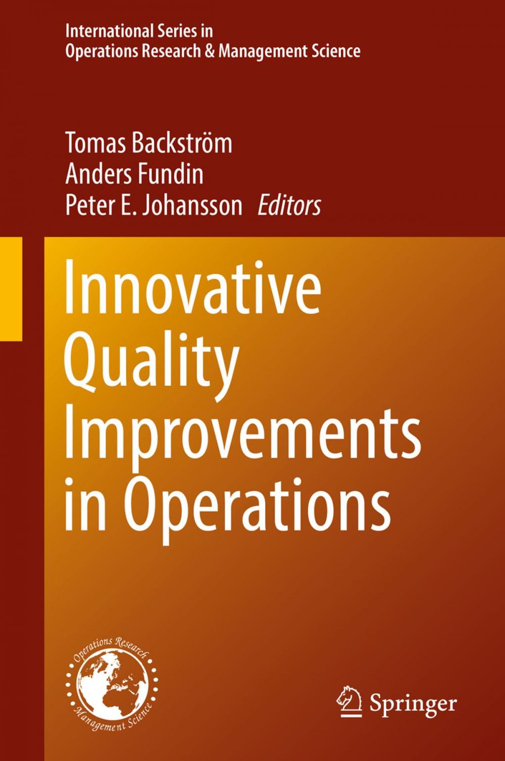 Big bigCover of Innovative Quality Improvements in Operations