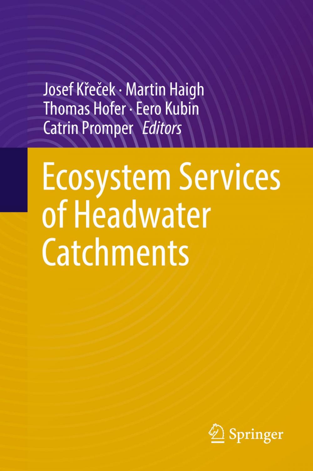 Big bigCover of Ecosystem Services of Headwater Catchments