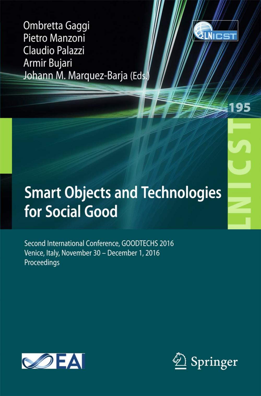 Big bigCover of Smart Objects and Technologies for Social Good