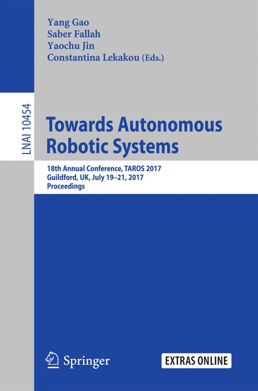 Big bigCover of Towards Autonomous Robotic Systems